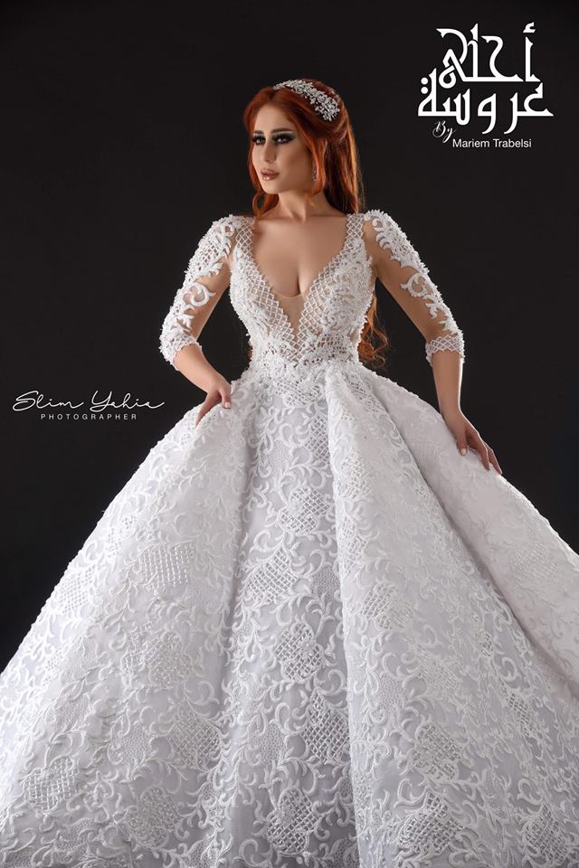 robe de mariage, robe de mariage2019, robe de mariée tunis, ahla aroussa maryouma