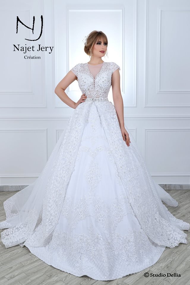 Création Najet Jery, robe de mariage